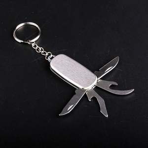 Ouvre-bouteille pliable 4 en 1 Porte-clés Couteau de poche Outils - Product Image 3