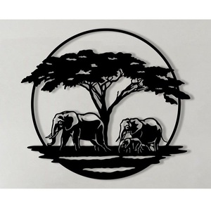 Décoration murale culturelle avec motifs d'art culturel anciens en métal parfait pour les intérieurs zen et paisibles du fournisseur indien - Product Image 6