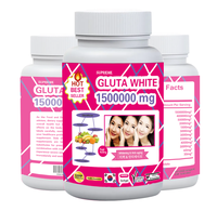 OEM/ODM Pil Pemutih Kulit Glutawhite 1500000mg Vitamin Antioksidan, Mendukung Anti-Penuaan dan Perbaikan Kulit