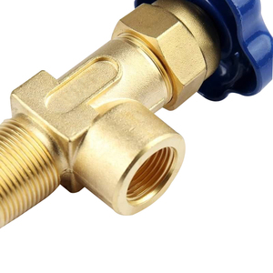 Válvula de Cilindro de Gás de Alta Qualidade CGA580-9B Válvula de Latão para Cilindro de Gás CO2 Oxigênio Nitrogênio para Peças e Acessórios de Válvulas - Product Image 6