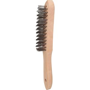 Brilliant Tools Brosse métallique manuelle en acier, 4 rangées, 290mm - Product Image 1
