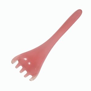 Rastrillo de masaje de resina, peine ergonómico para masaje del cuero cabelludo, para cabeza, cuello, relajación muscular, alivio del estrés, herramienta para el cuidado de la piel del cuerpo en el hogar y salón - Product Image 1