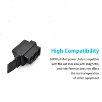 Kabel Ekstensi OBD II OBD2 16 Pin Splitter 1x Male dan 2x Female