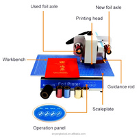 Machine de marquage à chaud numérique en aluminium BC-3025 pour les bords de livres, machine de reliure à chaud, imprimante pour couvertures de livres, machine de marquage à chaud