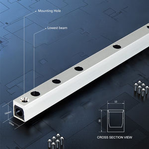 Barrière lumineuse de sécurité industrielle Turtech DT183-D IP67 pour porte sectionnelle rapide, 4 à 57 paires de cellules, capteur de <span class=keywords><strong>grille</strong></span> lumineuse - Product Image 4