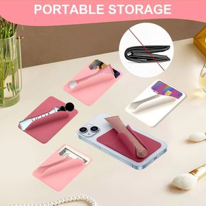 Étui de téléphone portable en silicone à ventouse, porte-couleur à lèvres, portefeuille, sac – un cadeau de Saint-Valentin pour votre bien-aimé(e) - Product Image 4