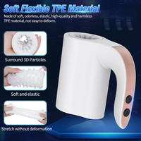 10 Frequenz Handheld Automatische Teleskop Rotierende Masturbation Tasse für Männer Sexspielzeug Maschine für Männer