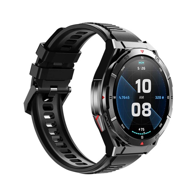 X2 Smart Watch 1.43-inch AMOLED Round Screen GPS Positioning 3ATM Waterproof Compass Health Monitoring Outdoor Sports Smartwatch