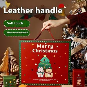 Vente en gros de nouveaux coffrets cadeaux pour Noël avec <span class=keywords><strong>calendrier</strong></span> de l'<span class=keywords><strong>avent</strong></span> et anniversaire Boîtes rigides en carton ondulé avec feuille d'estampage prêtes <span class=keywords><strong>à</strong></span> être expédiées - Product Image 2