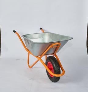 Gerobak Dorong Konstruksi China 150kg Roda Pneumatik Gerobak Taman Tugas Berat untuk Dijual WB6418 Gerobak Dorong Beton - Product Image 5