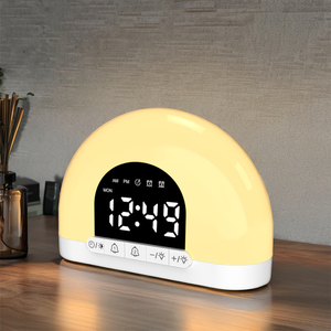 Mới phổ biến ánh sáng tự nhiên đồng hồ báo thức thông minh thông minh Mặt Trời Mọc mô phỏng sunris Đồng hồ báo thức thức dậy ánh sáng mặt trời mọc Đồng hồ báo thức - Product Image 1