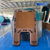 Rampe aquatique gonflable Drop Stitch Dog-dock pour bateau, rampe pour chien pour l'eau, plateforme flottante gonflable pour piscine