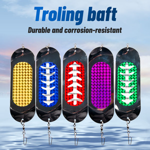 Cuchara de Pesca Metálica para Trolling, Señuelo de Salmón de 6 Pulgadas, Señuelo de Fondo para Pesca - Product Image 2