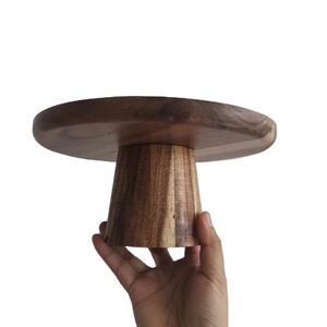 Présentoir de service créatif naturel personnalisé camping maison hôtel mariage acacia gâteau en <span class=keywords><strong>bois</strong></span> dessert présentoir alimentaire <span class=keywords><strong>plateau</strong></span> - Product Image 4