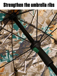 2026 nouveau mobilier d'extérieur demi-<span class=keywords><strong>tente</strong></span> <span class=keywords><strong>parapluie</strong></span> de pêche Camouflage couleur demi-étagère Camping <span class=keywords><strong>parapluie</strong></span> avec inclinaison - Product Image 3
