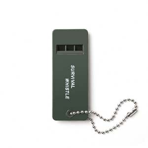 Silbato Plástico de Supervivencia Personalizado con Logotipo, Silbato Plano de Múltiples Frecuencias, Venta al Por Mayor - Product Image 1