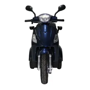 Tricycle électrique robuste à 3 roues, couleur bleu marine, vitesse de 25 km/h - Product Image 1