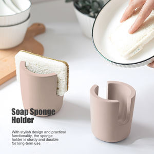 Soporte de esponja de tierra de diatomeas Estante de esponja de diatomita para cocina y baño - Product Image 2