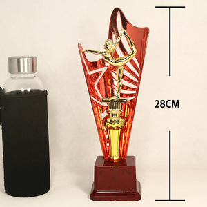 Creative Dance <b>Trophy</b> 28cm Plastic Synthetic <b>Engraving</b> Uv Printing Durable Award For Dance Competition - Product Image 2