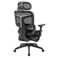 Chaise de bureau ergonomique de direction moderne à dossier haut en maille professionnelle