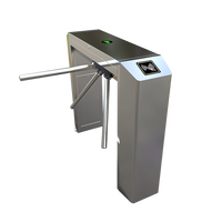 Barrière à clapet HFSecurity, portillon à code QR, reconnaissance faciale, portillon tourniquet, scanner de code QR