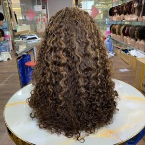 Pelucas de Cabello Humano Rizado Natural de Alta Densidad SDD, Peluca Frontal 13X4 de 18 Pulgadas con Rizos de Lujo - Product Image 5