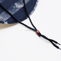 Chapeau de paille de sauveteur à drapeau américain pour hommes, avec logo personnalisé, large bord noir, écologique, pliable, unisexe, pour adultes, motif original