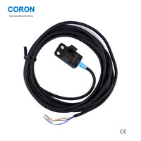 Sensor Fotoeléctrico CORON GG5-Y2M, Micro Sensor NPN con LED Infrarrojo, Normalmente Abierto/Cerrado, Tipo Y, Sensor Óptico