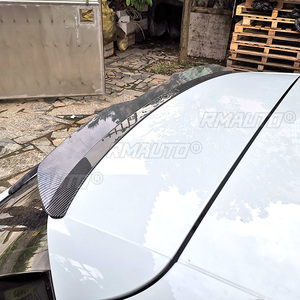 สปอยเลอร์หลังคาสำหรับ Audi Q3 ปี 2015 - 2019 รุ่น DGS ผิวคาร์บอน ปีกหลังท้ายรถยนต์ วัสดุ ABS อุปกรณ์ตกแต่งเสริม - Product Image 2