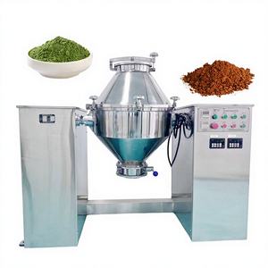 Mezcladora de Doble Cono y Doble Accionamiento, Mezcladora Rotativa de Acero Inoxidable para Polvo, Mezcladora para Alimentos, Productos Químicos y Materiales en Polvo - Product Image 1