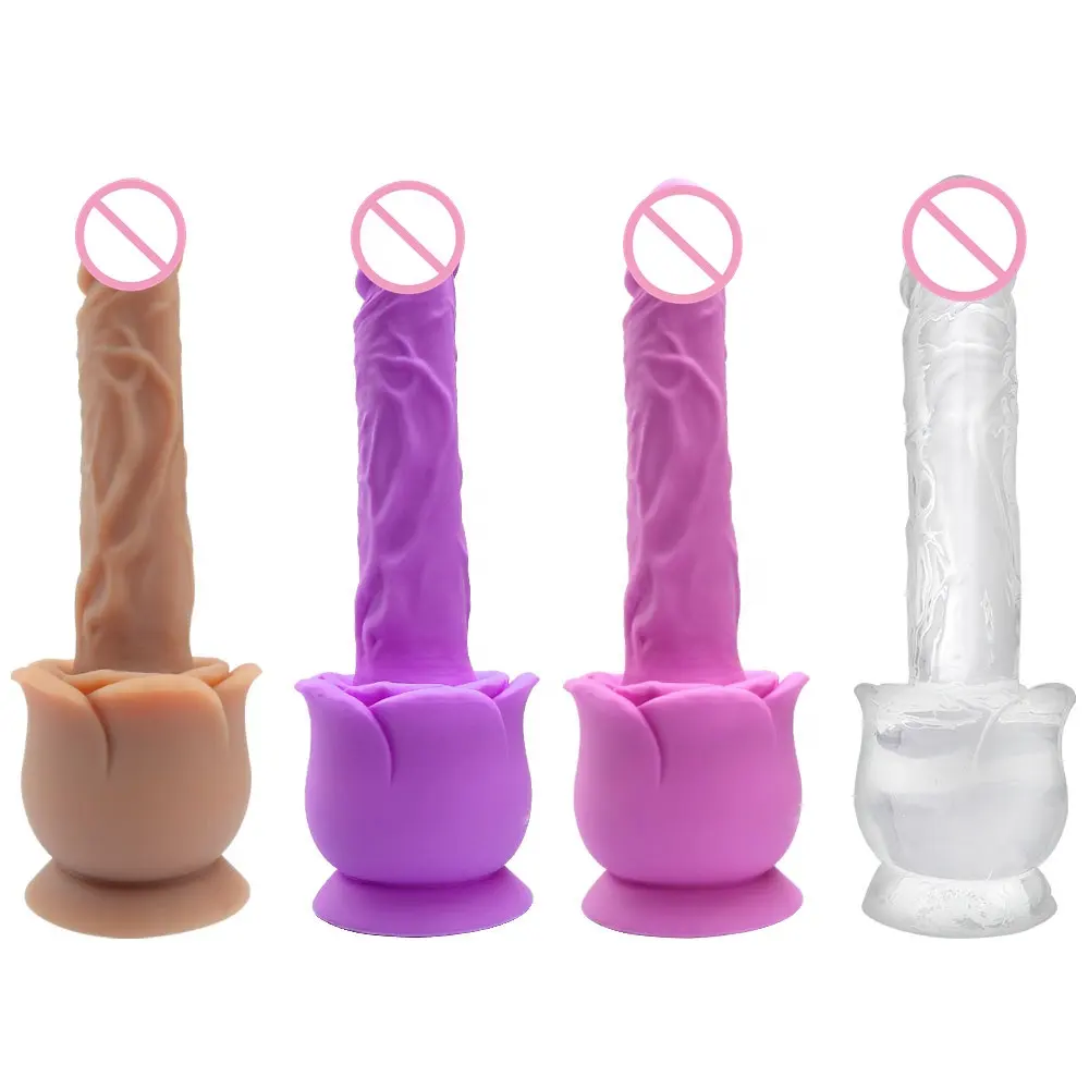 Realistic Dildo for Women Vagina Masturbation Rose Dildo Sex Toys for Woman Large Size Girl Monster Dildo Female Adult Product