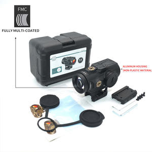 Tactical Gen II 5X <span class=keywords><strong>Prism</strong></span> Âmbito Retículo HD Lente Elementos Visão Noturna Caça Visão Reflex com 20mm Riser Mount - Product Image 3