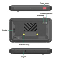 Petite tablette PC Android de 5 pouces avec 2 Go de mémoire, solutions IoT pour la gestion de flotte, pour une utilisation professionnelle, montable sur véhicule