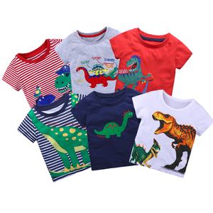 Camiseta Infantil de Algodón con Dibujos Animados para Niños, Ropa de Verano para Bebés - Product Image 1