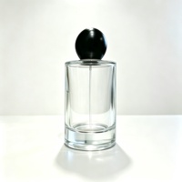 Emballage de parfum en verre de forme ronde standard haut de gamme 30 ml 50 ml 100 ml