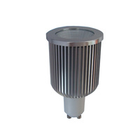 Sky Factory Ampoule LED de haute qualité en aluminium Mr16 Gu10 Spot COB 7W 85-265V AC 12V 50x90mm Dimmable 120V 230V