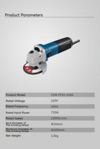 <span class=keywords><strong>Amoladora</strong></span> angular <span class=keywords><strong>Dongcheng</strong></span> de 710W, herramienta eléctrica de alta velocidad de 220mm de 100 V - Product Image 6