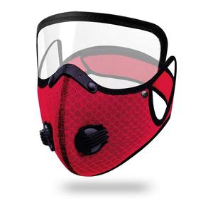 Masker Setengah Wajah Anti Debu Katun/Spandex untuk Bersepeda, Latihan, Kerudung dengan <span class=keywords><strong>Filter</strong></span> Karbon Aktif, Kain Jaring, Musim Dingin, Unisex, Outdoor - Product Image 4