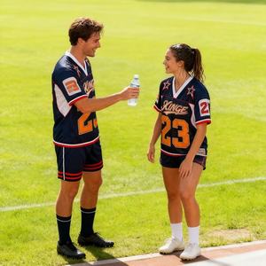 Camiseta Deportiva Unisex de Poliéster 100% con Logotipo Personalizado al por Mayor, Corte Holgado, para Fútbol, Calle, Escuela, Equipo, Entrenamiento, Secado Rápido - Product Image 3