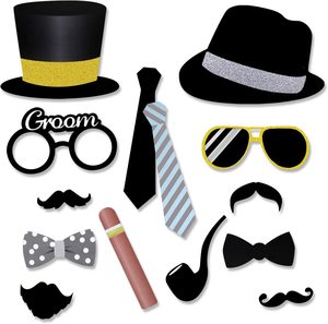 Accessori Creativi per Foto Nuziali, Divertenti Accessori per Giochi, Decorazioni per Feste di Compleanno ed Eventi, Biglietti di Auguri in Carta - Product Image 1