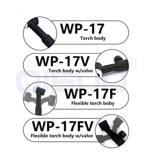 Antorcha de Soldadura TIG WP17, Antorcha de <span class=keywords><strong>Soldador</strong></span> de 4 m, 140 A, 150 Amperios, Refrigerada por Aire, Pistola de Soldadura TIG SR-17V con Enchufe Europeo - Product Image 6