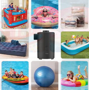 Electric 2-in-1 Battery/Vacuum Pump Plastic Compact Inflatable Camping Air Mattress <strong>Pool</strong> Boat Swimming Ring 3000pa Pressure 3 - Product Image 6
