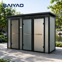 Cabine de douche vapeur sauna 3-en-1 conçue en usine, unité de salle de bain multifonction personnalisée OEM ODM pour projets hôteliers et villas