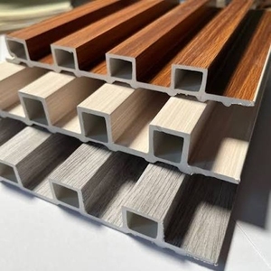 Panel de Pared Acanalado WPC para Decoración de Paredes Interiores, Revestimiento de Pared Compuesto, Colores Personalizados Disponibles, 3000*205*30 (mm) - Product Image 1