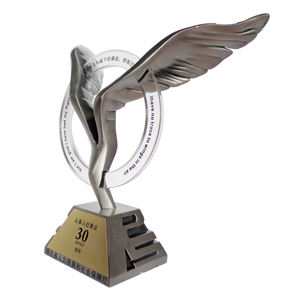 Nuevas Estatuas de Águila de Aleación Metálica Pulida con Diseño 2026, Trofeos y Medallas de Metal Plateado para Premios de Progreso Empresarial - Artesanía <span class=keywords><strong>en</strong></span> Metal - Product Image 5