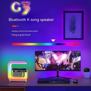 Loa G3 Đèn sân khấu thông minh Sạc nhanh không dây Bảy màu Đèn báo thức Sạc không dây tích hợp loa Đèn LED RGB - Product Image 3