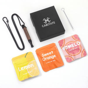 Kalmerende stressverminderende aromatherapie houten roestvrijstalen stop-roken stick rookloze inhalator gearomatiseerd luchtapparaat - Product Image 2