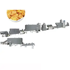 Baked Crispy Corn Flakes Extruder Cereals Extrusion Machine Processing Line