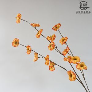 Artificial Frangipani <b>Flower</b> Single Branch <b>Silk</b> High Simulation Wedding Decoration Photography Prop - Product Image 2