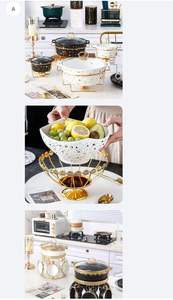 2023 plus récent élégant design unique <span class=keywords><strong>bas</strong></span> prix restauration restaurant servant des plats ovale <span class=keywords><strong>buffet</strong></span> chauffe-plats ustensiles de cuisine - Product Image 6